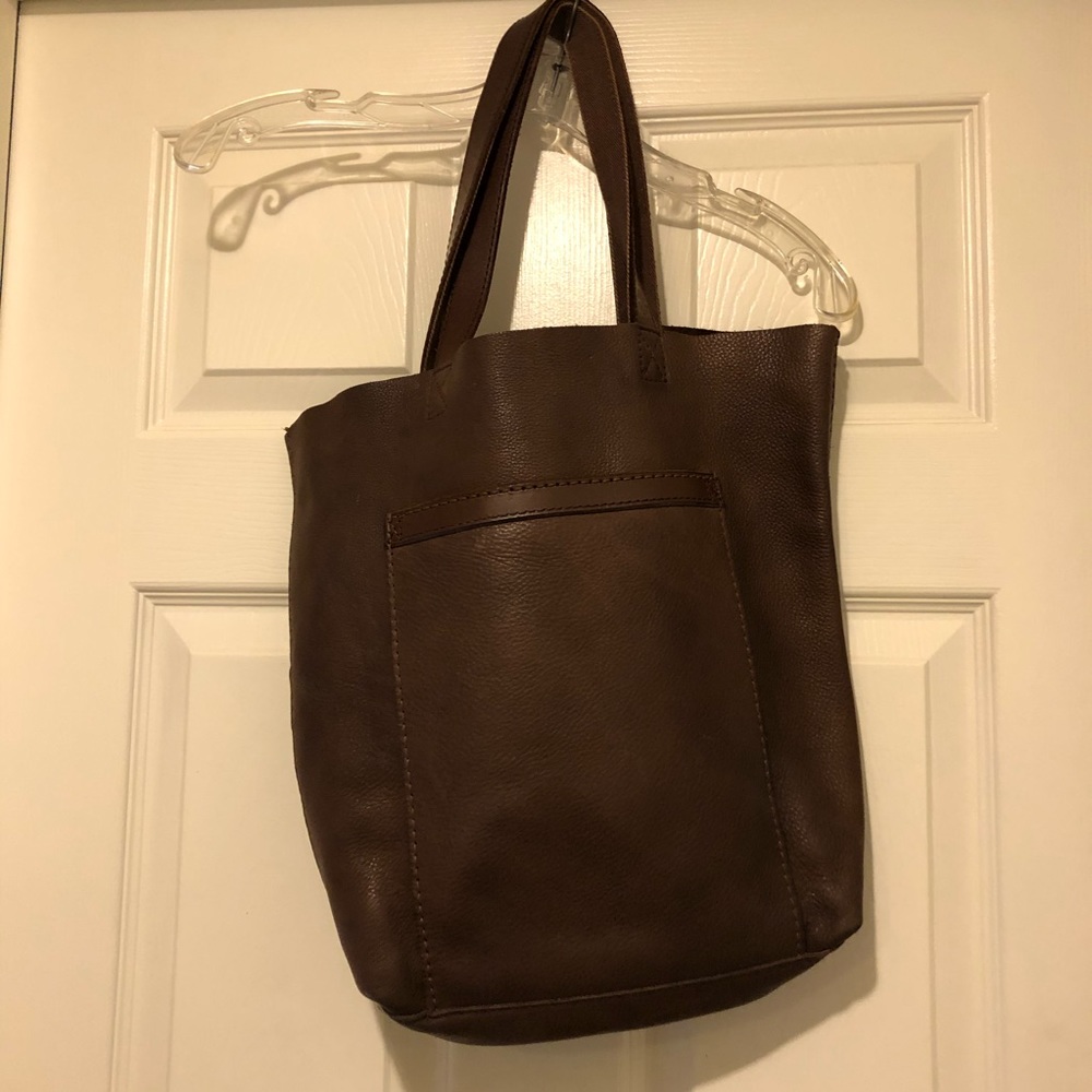 Lucky Brand Brown Leather Tote Purse